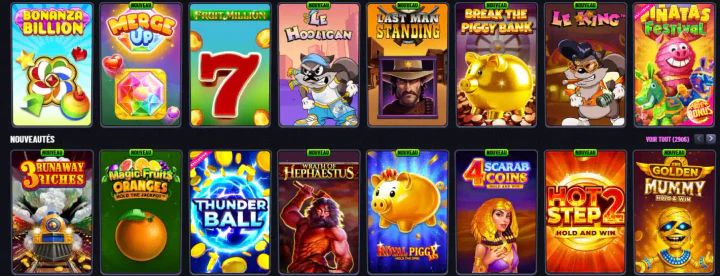 Catalogue complet de jeux de casino en ligne Mr Pacho Casino