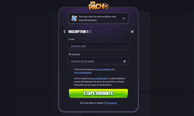 Gains et victoires de joueurs sur Mr Pacho Casino
